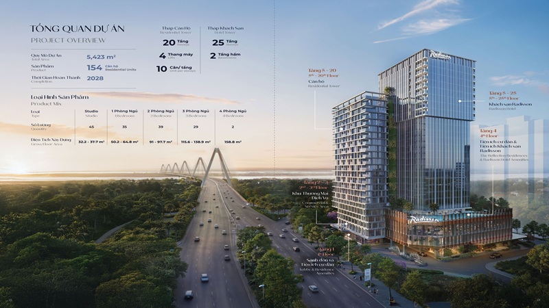 Mặt bằng dự án The Reflection West Lake